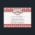 Carte D'accompagnement La Parties scintillant Damask Las Vegas Mariage Co<br><div class="desc">Célébrez dans le style avec ces cartes d'hébergement mariages design et très tendance. Ce design est facile à personnaliser avec votre libellé d'événement spécial et vos invités seront ravis quand ils reçoivent ces cartes fabuleuses.</div>