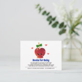 Carte D'accompagnement La Pomme De Nos Livres Oeil Pour Bébé (Debout devant)