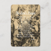 Carte D'accompagnement La prière des seigneurs (Devant)