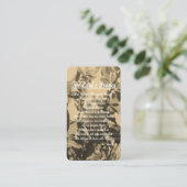 Carte D'accompagnement La prière des seigneurs (Debout devant)