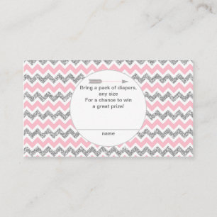 Carte D'accompagnement La tombola tribale de couche-culotte étiquette le