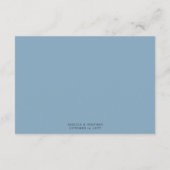 Carte D'accompagnement Lac À feuillage persistant Aquarelle Mariage Wishi (Dos)