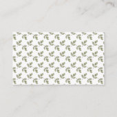 Carte D'accompagnement Laisser les tickets de rabat de couches (Dos)