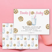 Carte D'accompagnement Lait et biscuits livres pour filles pour bébé