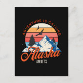 Carte D'accompagnement L'Alaska Attend ! (Devant)