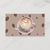 Carte D'accompagnement L'amour brasse café automne nuptiale recette de do (Dos)