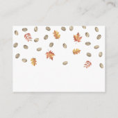 Carte D'accompagnement L'amour brasse Citrouille Latte Display douche (Dos)