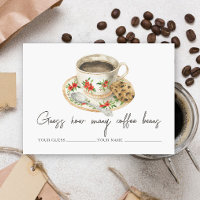 L'amour brasse Devinez combien de grains de café