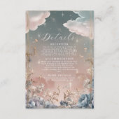 Carte D'accompagnement L'amour dans l'air Mariage des éclaboussures et de (Devant)