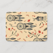 Carte D'accompagnement Lantern Sage Green Boho Design Wedding (Dos)