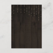 Carte D'accompagnement Lanterne Rustique & Éclairages Bois Brun Détails d (Dos)