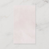 Carte D'accompagnement Lapin Baby shower fille Déchets Raffle (Dos)