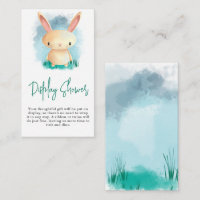 Lapin mignon - affiche pour la baby shower