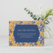 Carte D'accompagnement Lapis Rose Wedding (Debout devant)