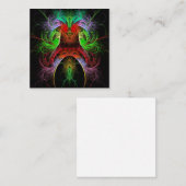 Carte D'accompagnement L'art Abstrait du Carnaval (Devant / Derrière)