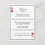 Carte D'accompagnement Las Vegas Casino Moderne Chic Informations Mariage<br><div class="desc">Idéal pour votre Casino/Las Vegas/Monte Carlo thème mariage ou autre célébration. Un produit correspondant à notre invitation officiel : S'il vous plaît personnaliser avec les initiales de mariée & mariée, vos informations d'hôtel, ou cliquez sur le bouton "Customiser" pour aller à l'outil de conception où vous pouvez ajouter du texte,...</div>