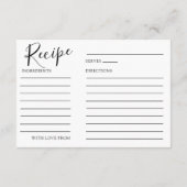 Carte D'accompagnement Lavande et citrons modernes (Dos)