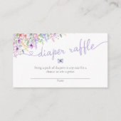 Carte D'accompagnement Lavande Fleur sauvage Papillon Jardin Barreau Raff (Devant)