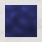 Carte D'accompagnement Lavande florales marine bleu QR code mariage RSVP (Dos)