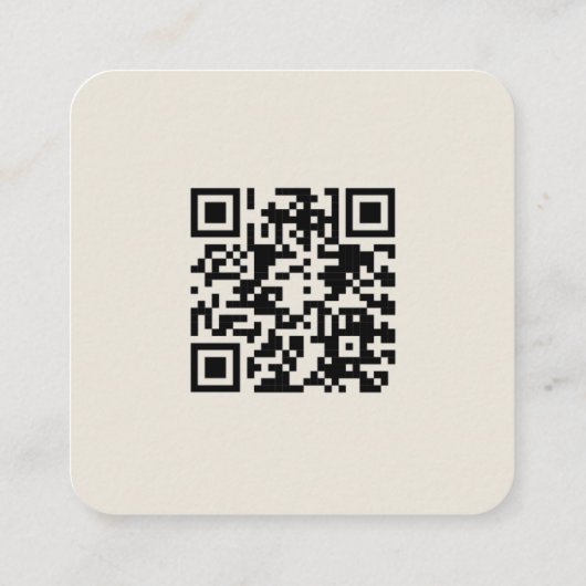 Carte D'accompagnement Lavande Purple Wreath Botanique QR Code RSVP (Dos)
