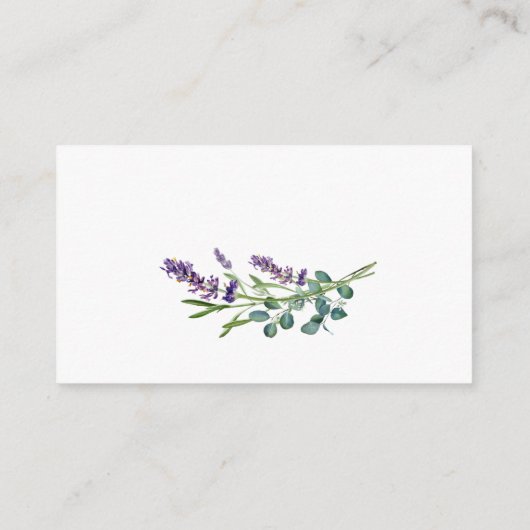 Carte D'accompagnement Lavender Eucalyptus Devine Combien De Baisers Jeu (Dos)