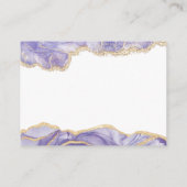 Carte D'accompagnement Lavender Watercolor Diaper Raffle Insert (Dos)