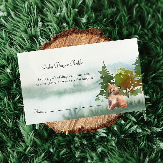 Carte D'accompagnement L'aventure commence, tirage au sort couche bébé ly