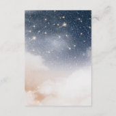 Carte D'accompagnement L'aventure d'hiver commence Baby shower (Dos)