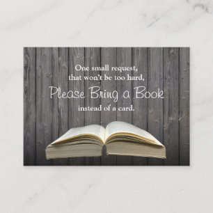 Carte D'accompagnement Le cru apportent une insertion de baby shower de