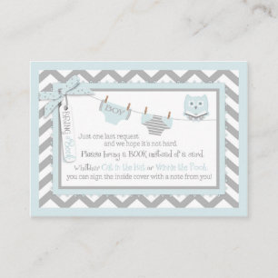 Carte D'accompagnement Le hibou de pullover de cravate de couche-culotte