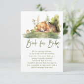 Carte D'accompagnement Le livre d'ours pour bébé de la nature (Debout devant)