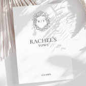 Carte D'accompagnement Le Mariage d'Elegant Bride annonce une crête monog