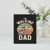 Carte D'accompagnement le papa qui marche (Debout devant)