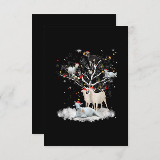 Carte D'accompagnement Le poison de Noël (Devant / Derrière)