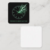 Carte D'accompagnement Le progrès nécessite une action (Devant / Derrière)