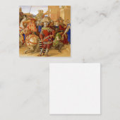 Carte D'accompagnement Le roi Arthur et les chevaliers de la table ronde (Devant / Derrière)