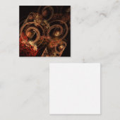 Carte D'accompagnement Le son de la musique Art Abstrait (Devant / Derrière)