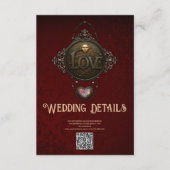 Carte D'accompagnement L'Emblème de l'Amour. (Devant)