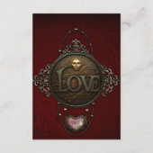 Carte D'accompagnement L'Emblème de l'Amour. (Dos)