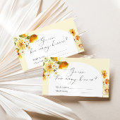 Carte D'accompagnement Lemon devine combien de baisers enceinte de jeu de