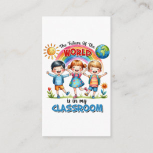 Carte D'accompagnement L'enseignant L'avenir Du Monde Est Dans Ma Classe