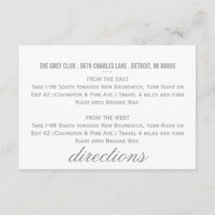 Carte D'accompagnement Les directions cardent   Chevron