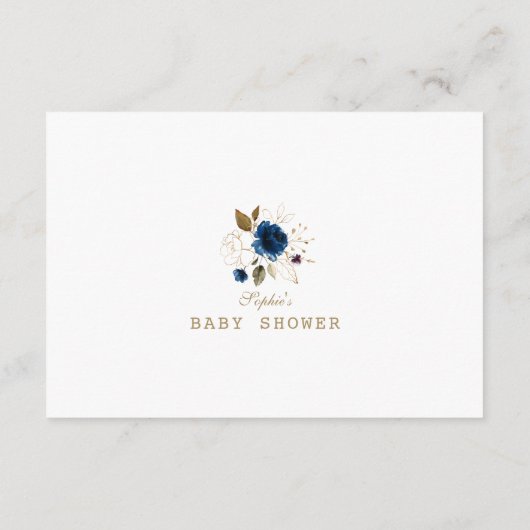 Carte D'accompagnement Les Fleurs Bleues D'Or Apportent Un Livre (Dos)