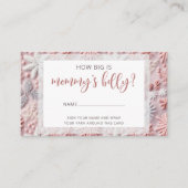 Carte D'accompagnement Les flocons de neige en argent rose à quel point l (Devant)