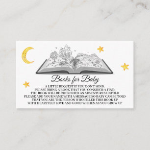 Carte D'accompagnement Les livres de *~* pour le bébé sautent la lune