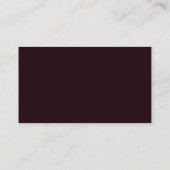 Carte D'accompagnement Les passions de Moody | Site Web Rose de vin viole (Dos)
