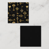 Carte D'accompagnement Les Patters de Seamless avec Golden Keys (Devant / Derrière)