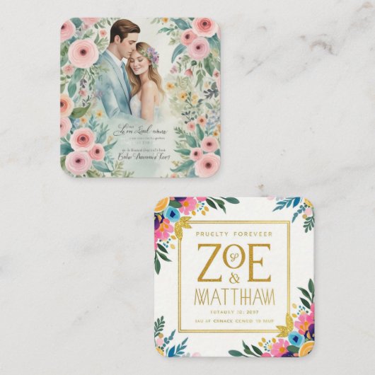 Carte D'accompagnement Les Premières Impressions comptent ! (Devant / Derrière)