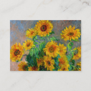 Carte D'accompagnement Les tournesols de Monet