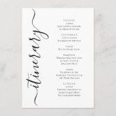 Carte D'accompagnement Lettre d'accueil Mariage citron, itéraire Mariage (Dos)